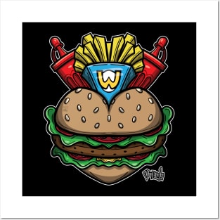 Burger Heart Posters and Art